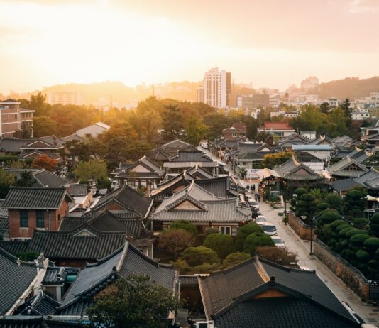 9개국 청년 35명, 한국 바로 알리기 나선다 aerial view photography of houses during golden hour
